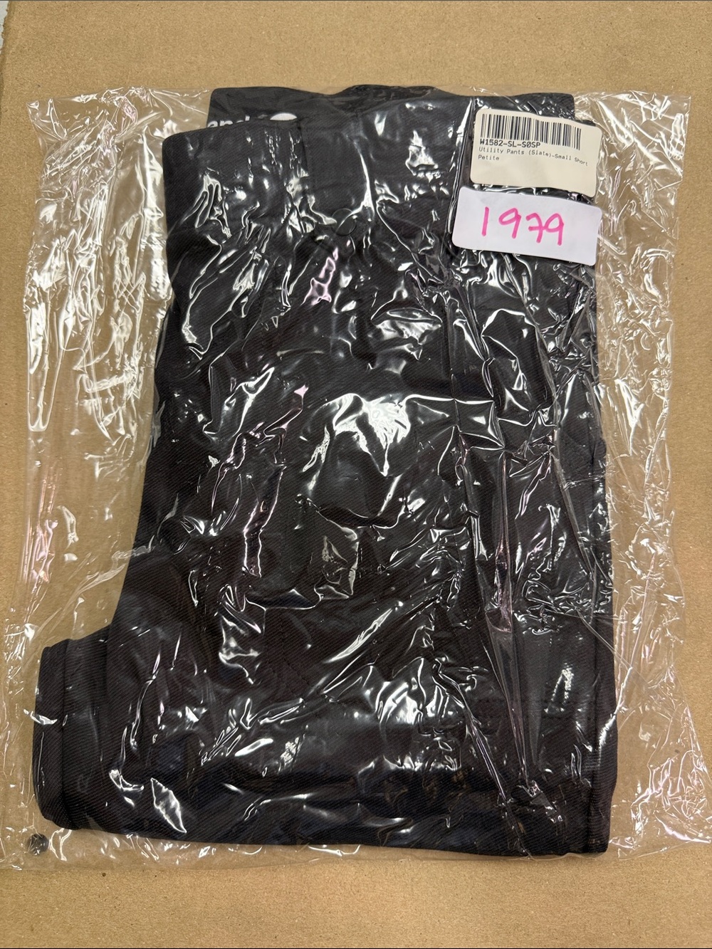 New Betabrand Slate Twill Utility Cargo Dress Pant Yoga Pants Small Short Petite